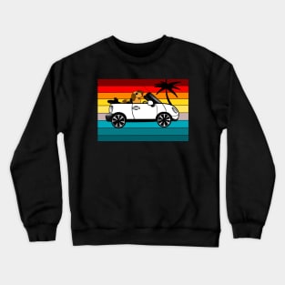 BEEP BEEP Mini and dog, paradise Crewneck Sweatshirt